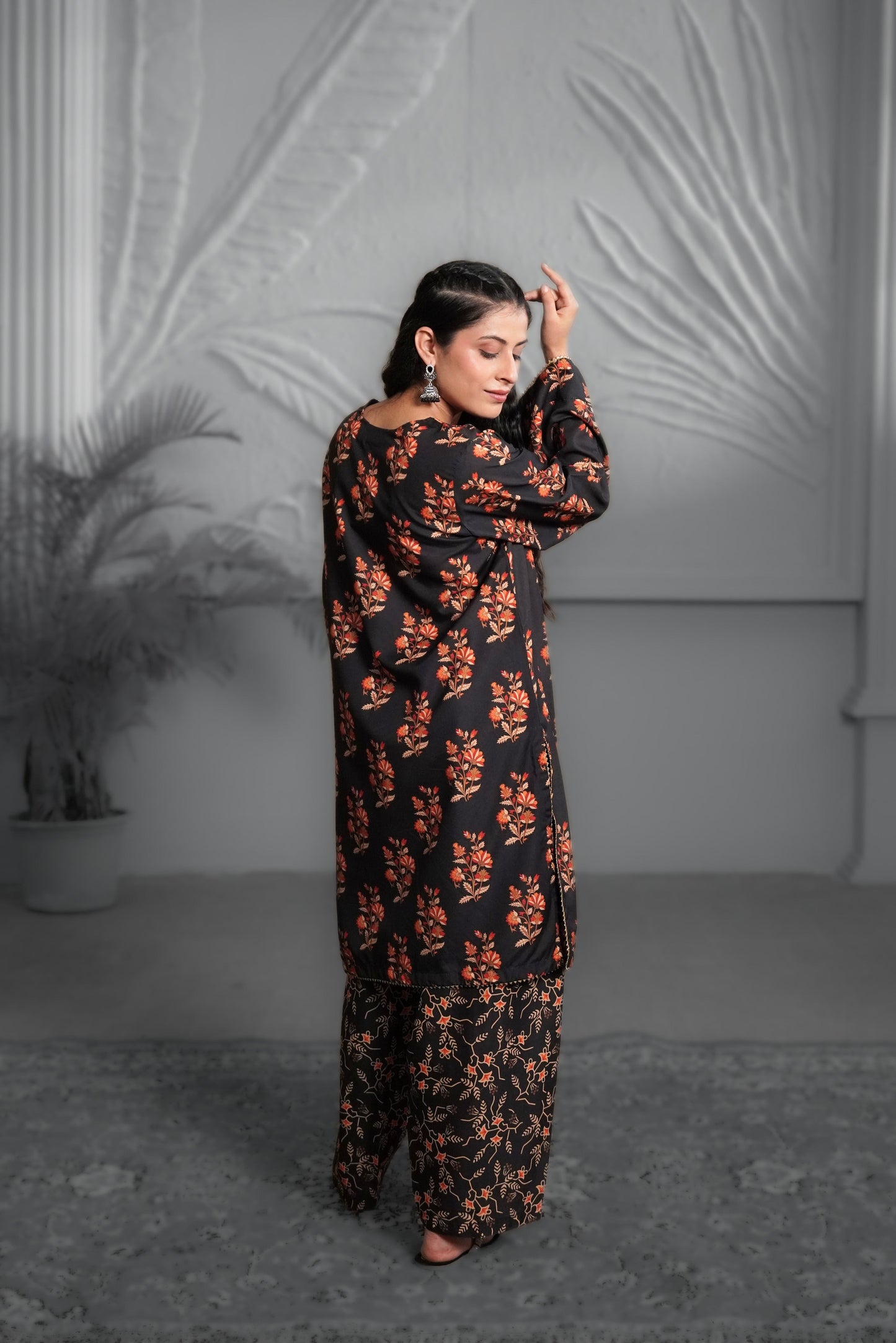 Midnight Flora Co-ord Set